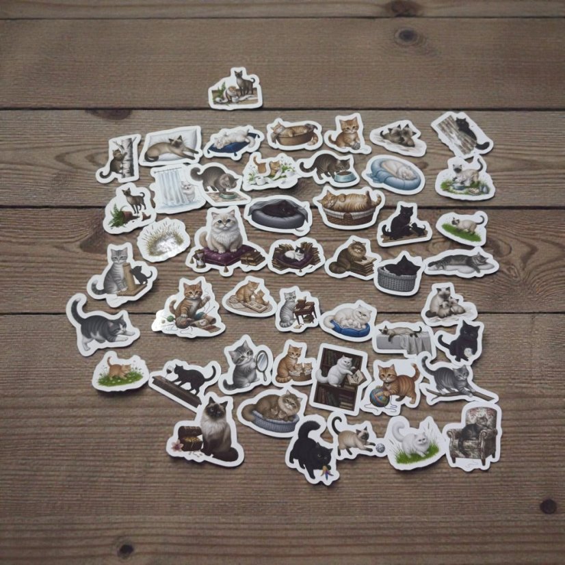 Kočičky | Malé kusové samolepky pro diář i scrapbook
