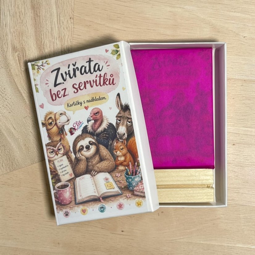 Zvířata bez servítků | Afirmační kartičky