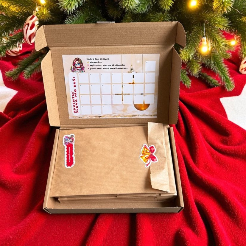 Motivační adventní kalendář | Advent se samolepkami