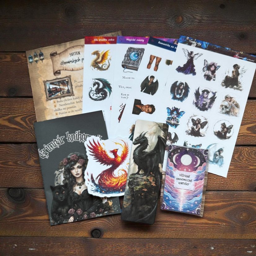 Fantasy knihomolka | Balíček z mystery boxu pro knihomolky
