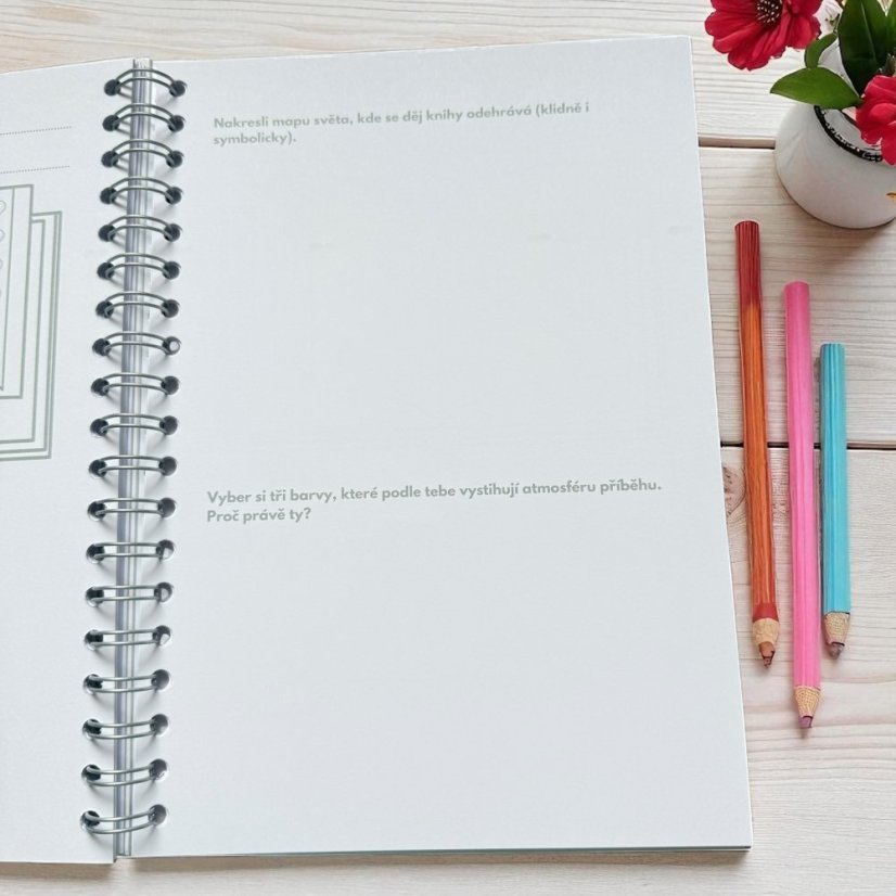 Čtenářský deník pro kreativní knihomolky