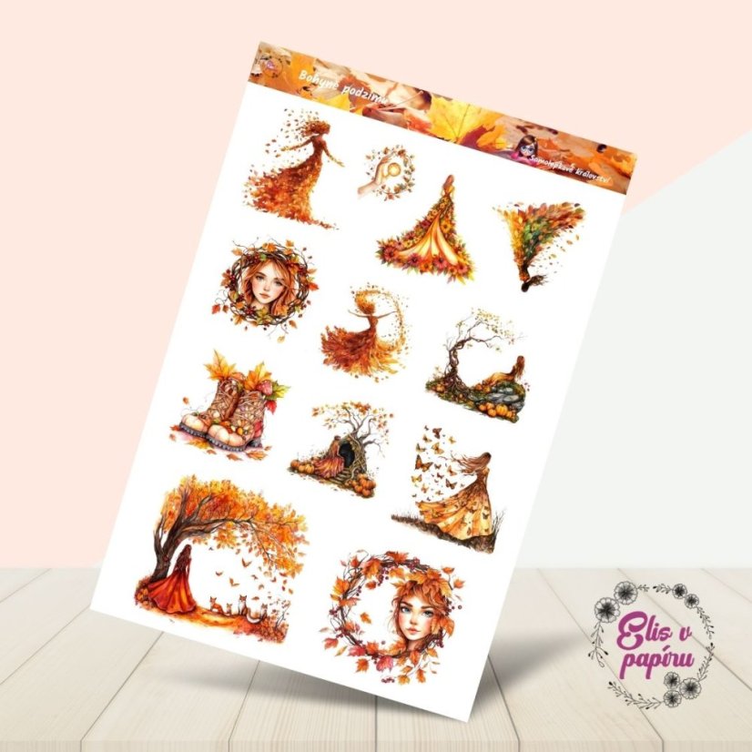 Bohyně podzimu | Samolepky do diáře