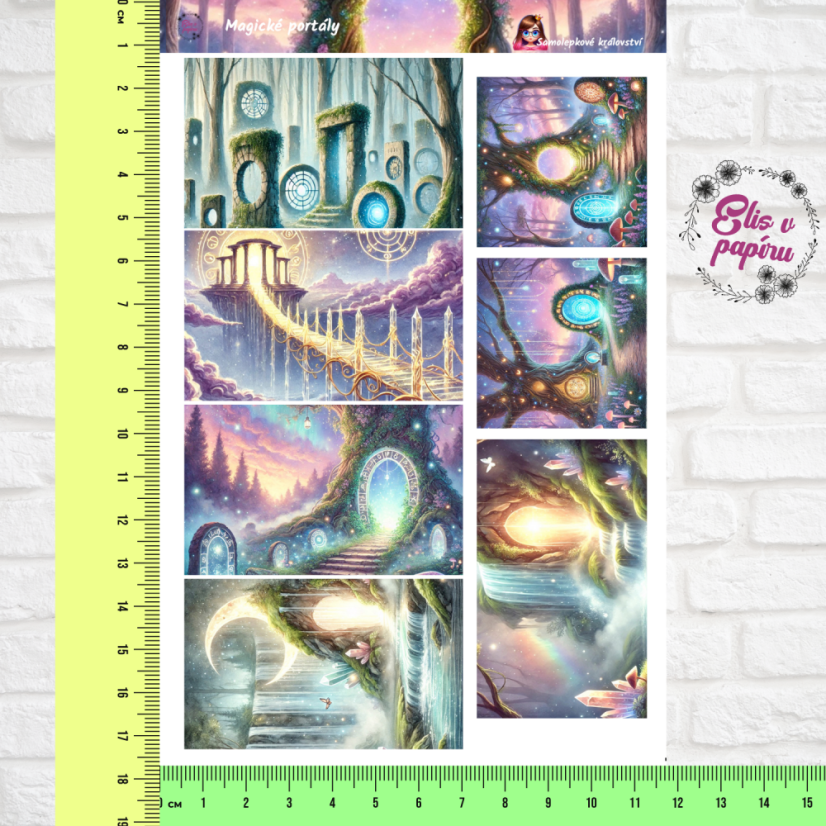 Magické portály | Samolepky do diáře
