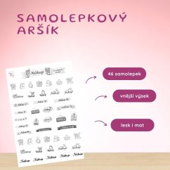 Nákupy | Menší funkční aršík