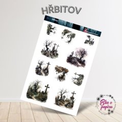 Hřbitov  | Samolepky do diáře