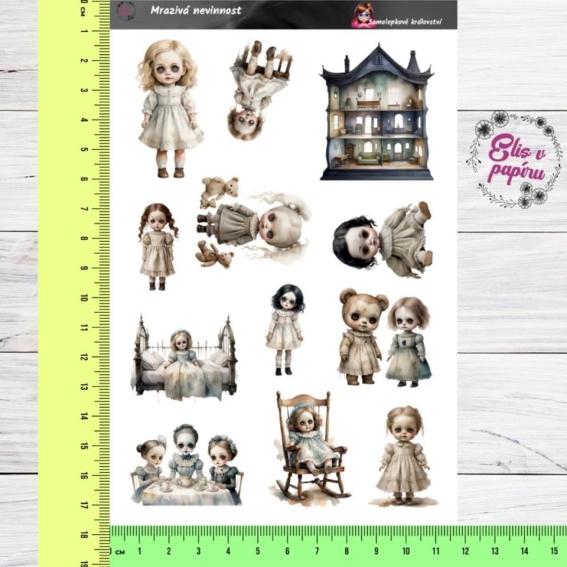 Mrazivá nevinnost | Samolepky do diáře