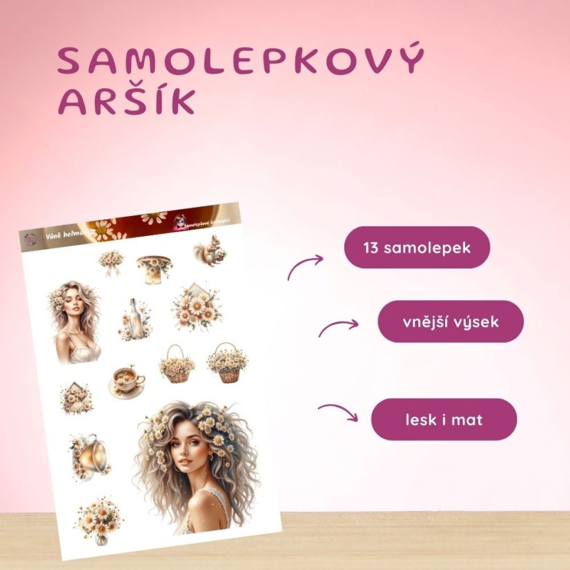Vůně heřmánku |  Samolepky do diáře