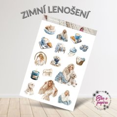 Zimní lenošení | Samolepky do diáře
