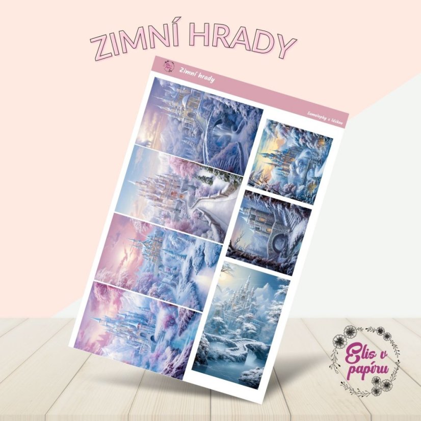 Samolepky do diáře i na scrapbook od Elis v papíru. Tyto boxy sedí i do diářů happy Planner.