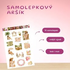 Čas s orchidejemi | Samolepky do diáře
