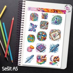 Diamantové malování | Samolepky do diáře