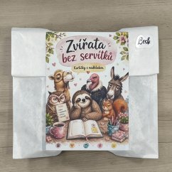 Zvířata bez servítků | Velké kusové samolepky afirmačních kartiček