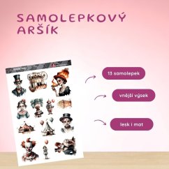 Gotický cirkus | Samolepky do diáře