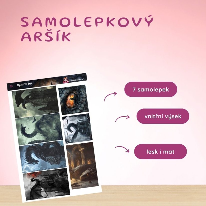 Mystičtí draci | Samolepky do diáře