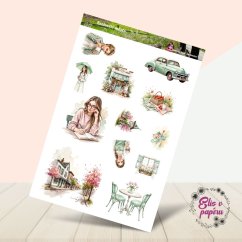 Rozkvetlé město |  Samolepky do diáře