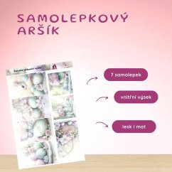 Pastelová velikonoční vajíčka | Samolepky do diáře