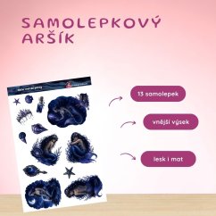 Noční mořské panny | Samolepky do diáře | Limitka