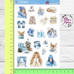 Zimní pohodlí | Samolepky do diáře