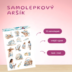 Přímořský styl | Samolepky do diáře