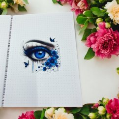 Jarní oko | Maxi kusová samolepka pro diář i scrapbook