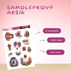 Astry v rozkvětu | Samolepky do diáře