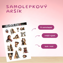 Příběh rytíře | Samolepky do diáře