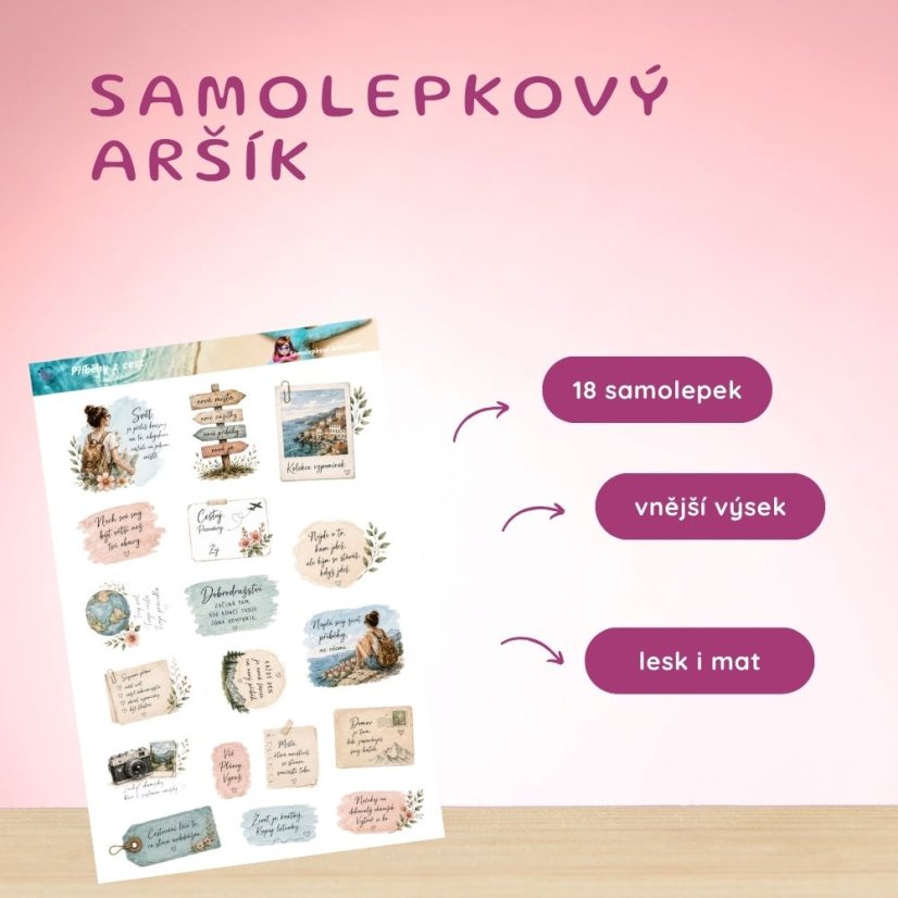 Příběhy z cest | Samolepky do diáře