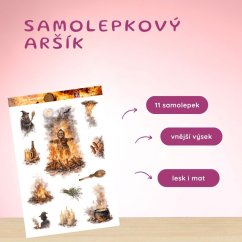 České Čarodějnice | Samolepky do diáře