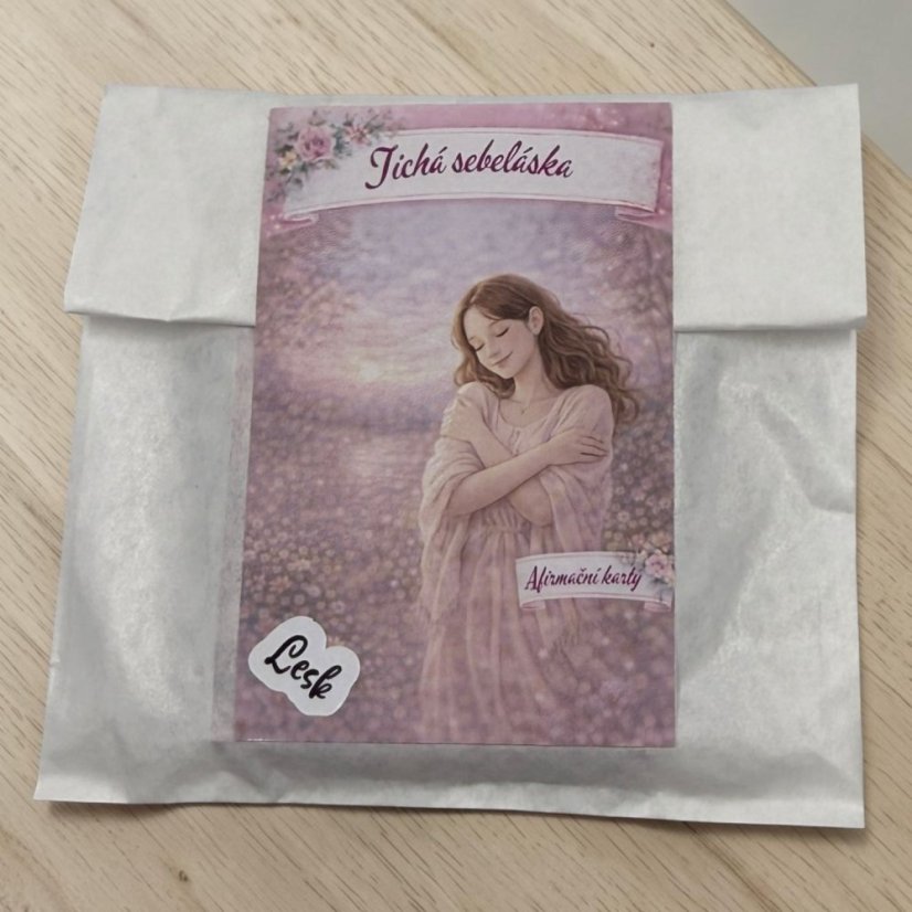 Tichá sebeláska | Velké kusové samolepky afirmačních kartiček