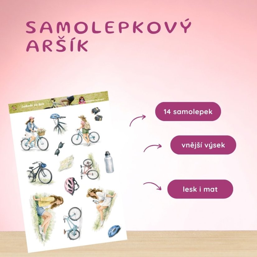 Svoboda na kole | Samolepky do diáře