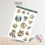 Samolepky s motivy vlků, které přinesou do tvého plánování sílu, eleganci a tajemství divoké přírody. Ideální pro diář, bujo nebo scrapbook plný dobrodružství.