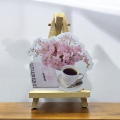 Jarní chvilka u diáře | Maxi kusová samolepka pro diář i scrapbook