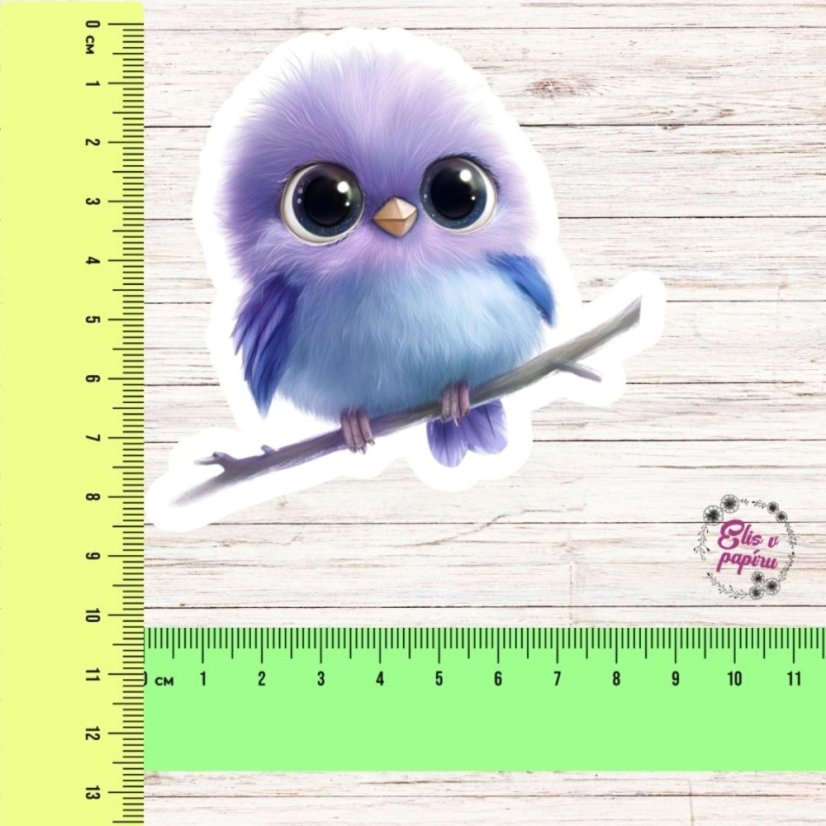 Malý roztomilý ptáček | Samolepka do diáře