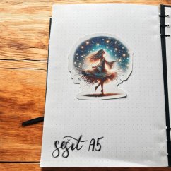 Dívka mezi hvězdami | Samolepky do diáře