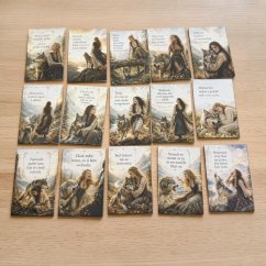Vlčice v tobě | Velké kusové samolepky afirmačních kartiček