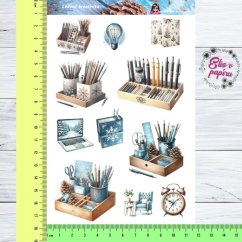 Ledová kreativita | Samolepky do diáře