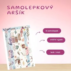 Z šálku rovnou na srdce | Samolepky do diáře