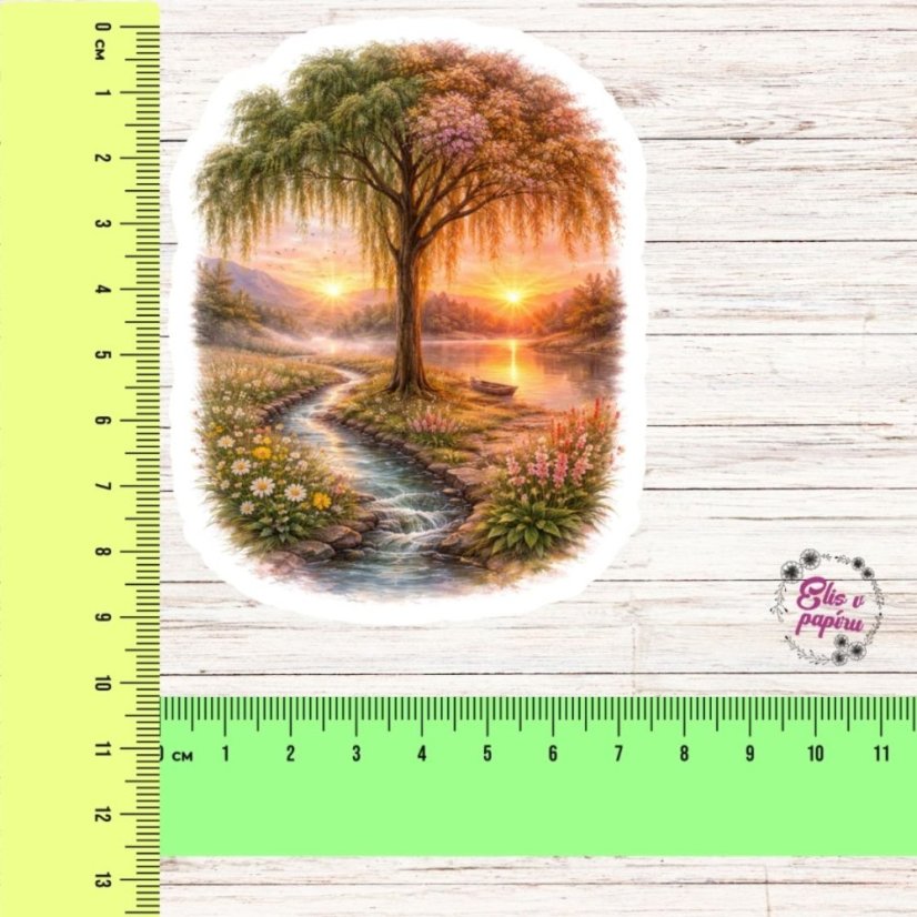 Den na dvě poloviny | Samolepka do diáře | Limitka