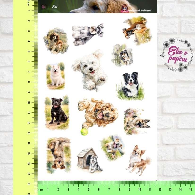 Psi | Samolepky do diáře | limitka