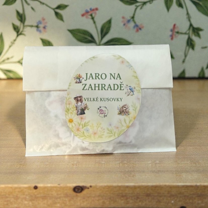 Jaro na zahradě | Velké kusové samolepky do diáře i pro scrapbook