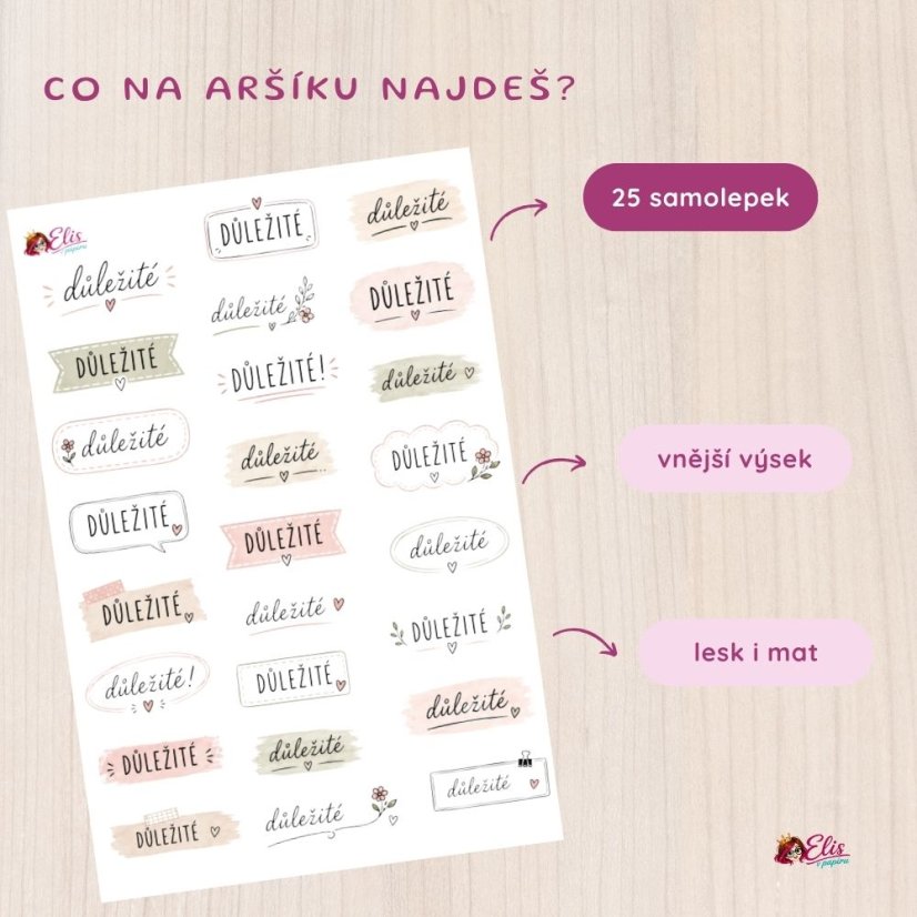 Zvýhodněná sada funkčních aršíků | Mat