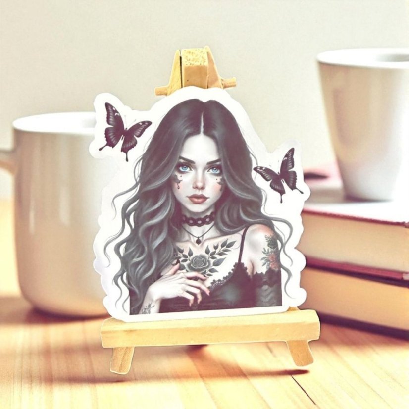 Gotická královna motýlů | Samolepky do diáře