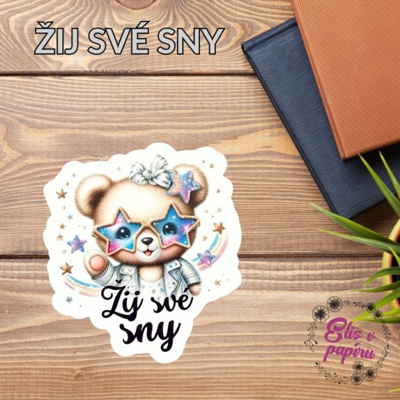 Žij své sny | Samolepky do diáře