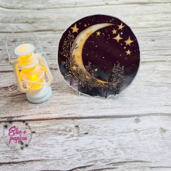 Samolepka s motivem zlatého měsíce a hvězd. Přináší do plánování kousek noční oblohy a dodává tvému diáři nádech magie a klidu.