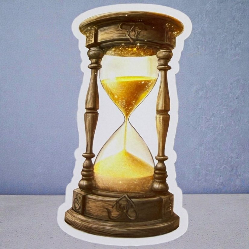 Přesýpací hodiny | Samolepka do diáře