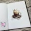 Hrnek kávy | Maxi kusová samolepky pro diář i scrapbook