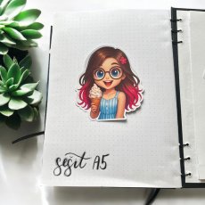 Elis se zmrzlinou | Samolepky do diáře