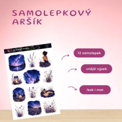 Noc, ve které se zastavil čas  |  Samolepky do diáře