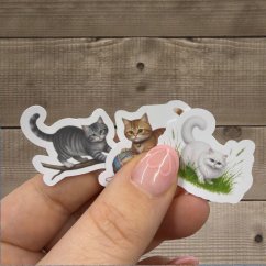 Kočičky | Malé kusové samolepky pro diář i scrapbook