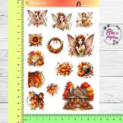 Podzimní víla | Samolepky do diáře
